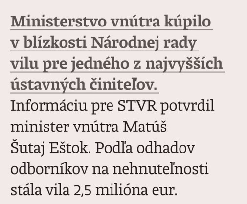 Vy ste co dnes skonsolidovali?